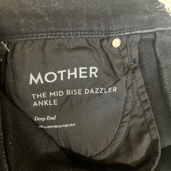MOTHER The Mid Rise Dazzler Ankle in color Deep End, size 27. NWT - Picture 9 of 11